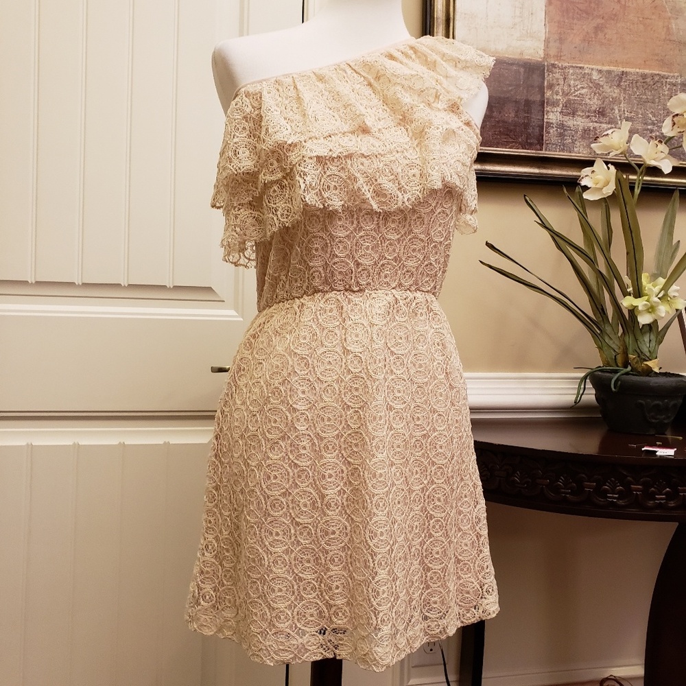 Gianni Bini One Shoulder Dress  NWT
